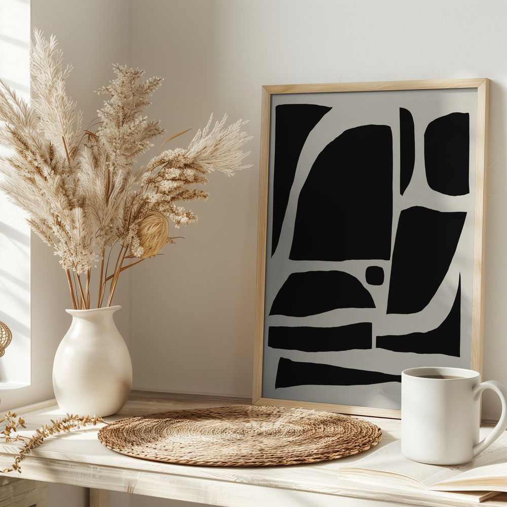 Poster - Pieces on table