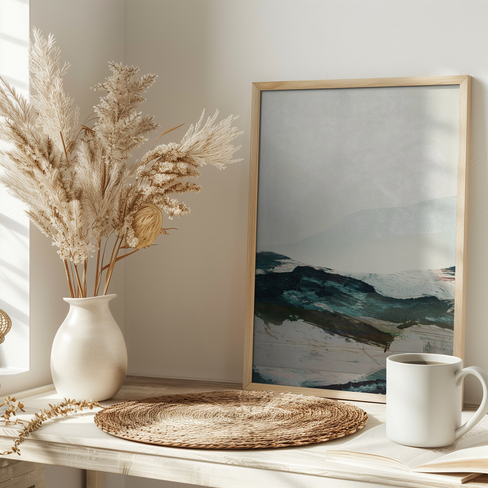 Poster - Mountains No2 on table