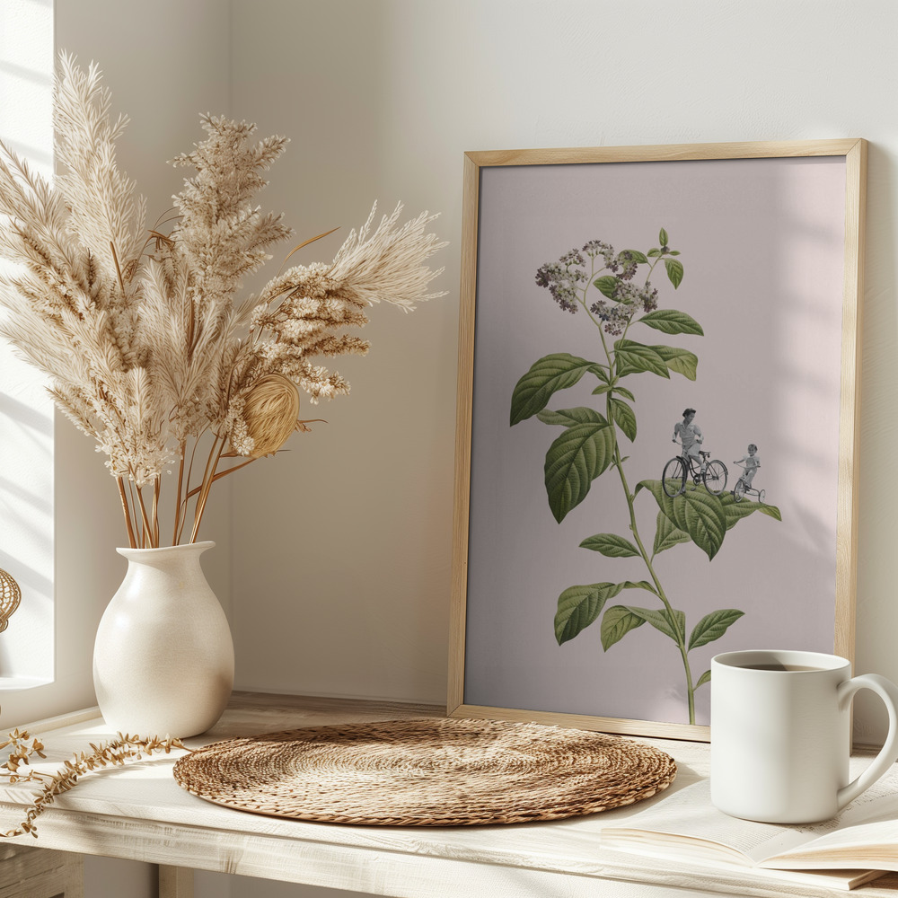 Poster - Botanical cycling on table