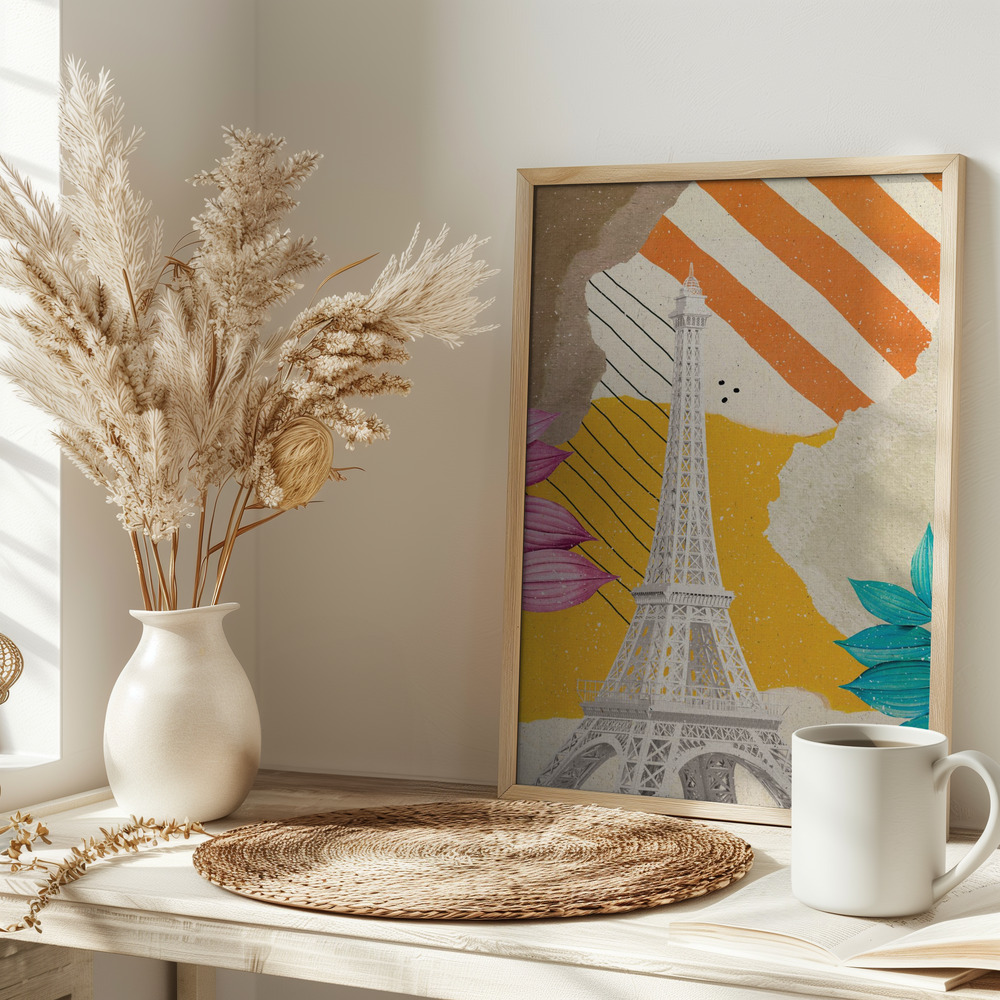 Plakat - Spring in Paris på bordet