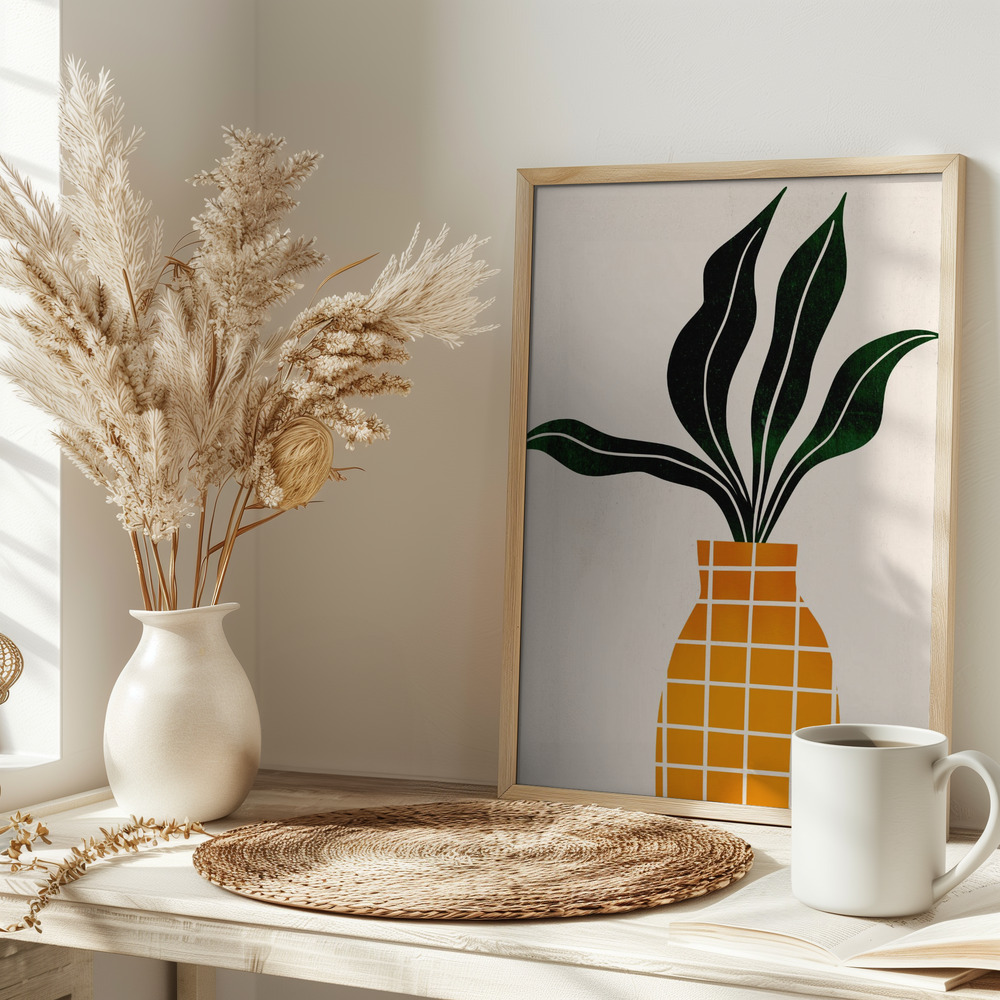 Poster - Peter, the Plant on table