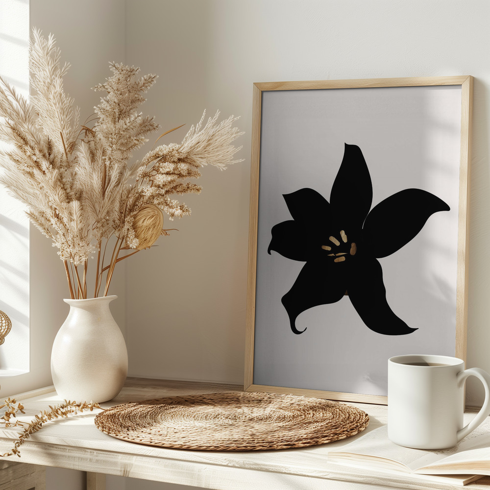 Plakat - Dark Orchid på bordet