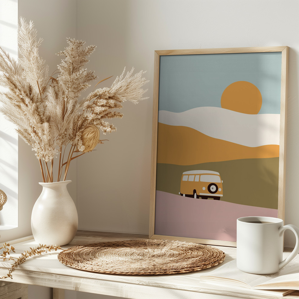 Plakat - Van Minimal på bordet