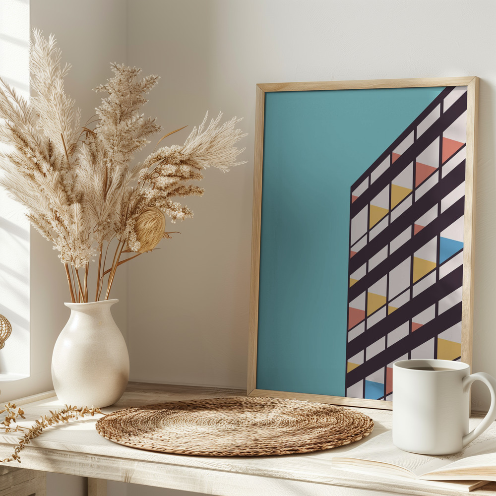Poster - Corbusier on table
