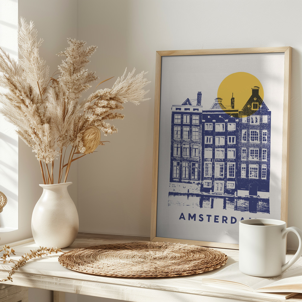 Poster - Amsterdam ★★★ on table