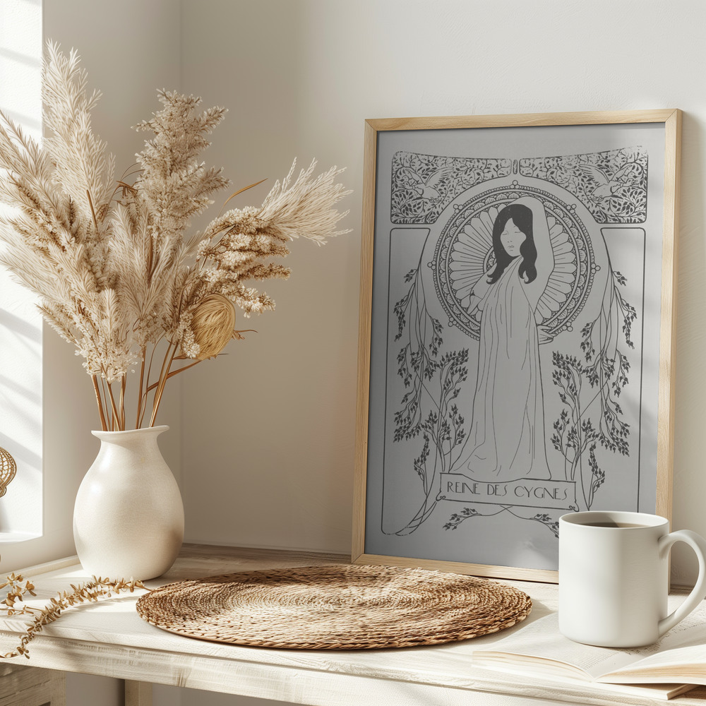 Poster - Reine Des Cygnes Nº1 on table