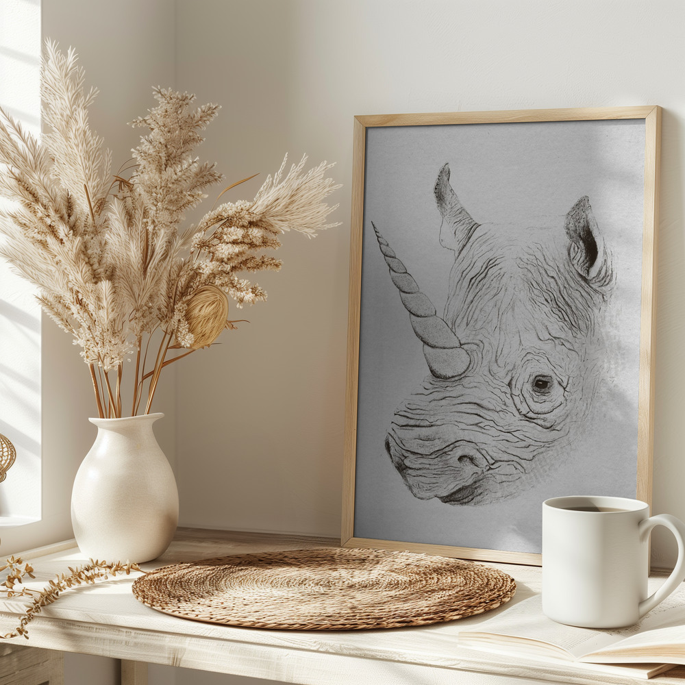 Poster Rhinoplasty - Affisch på bordet