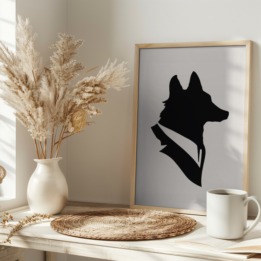 Poster Monsieur Renard - Affisch på bordet