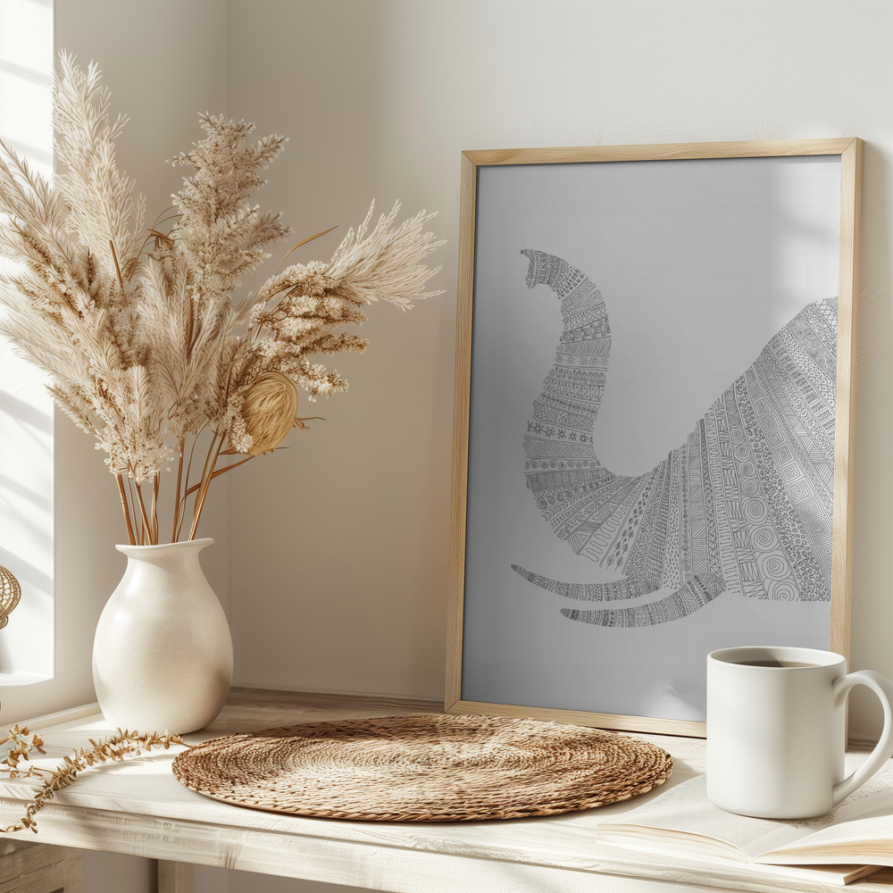 Poster - Elephant Nº5 on table