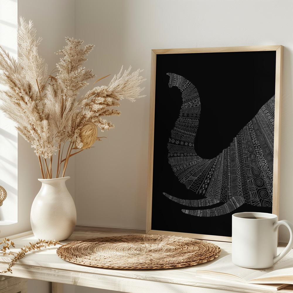 Poster - Elephant Nº2 on table