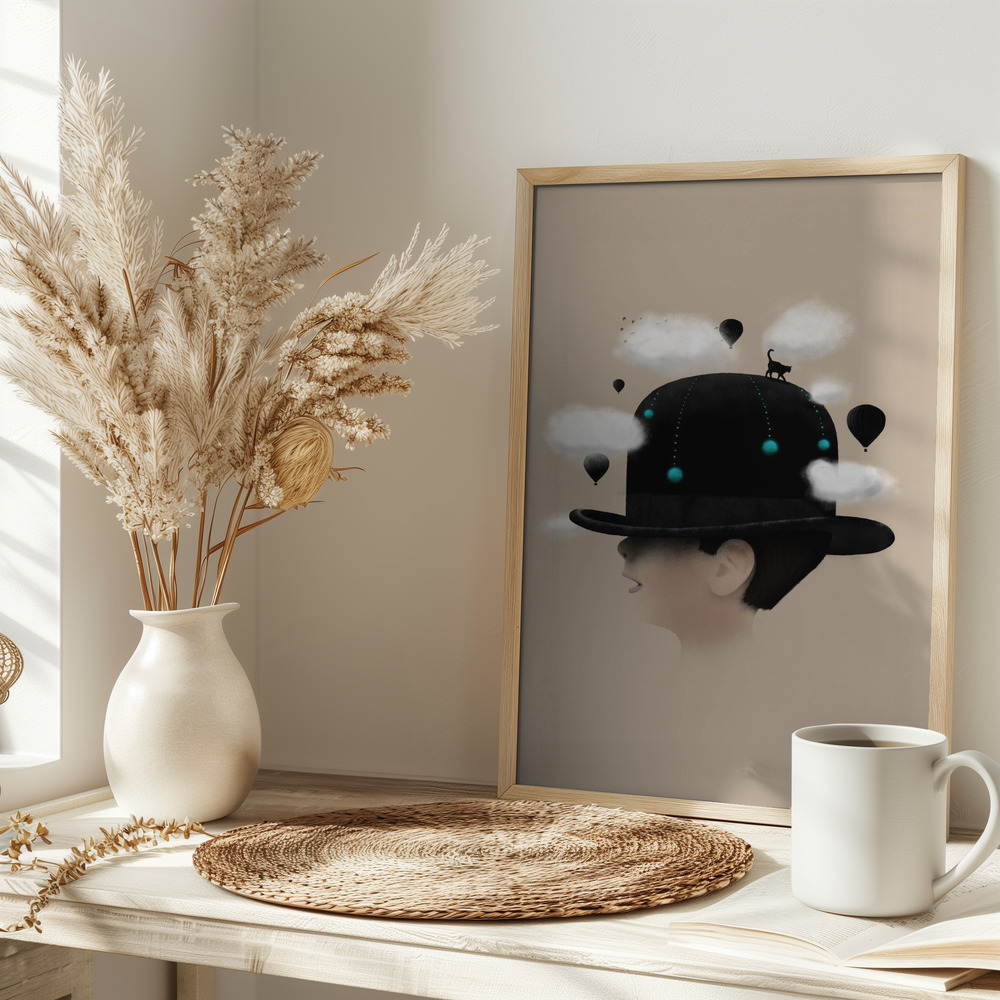 Poster - Dreaming on table