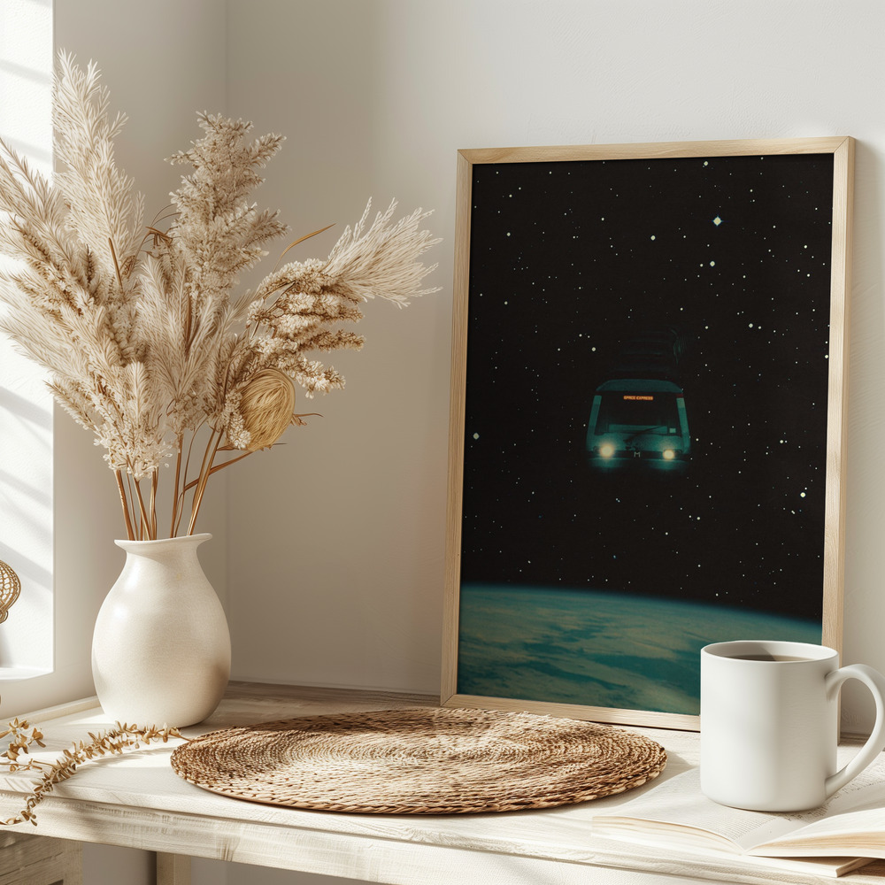 Poster - Space Express on table