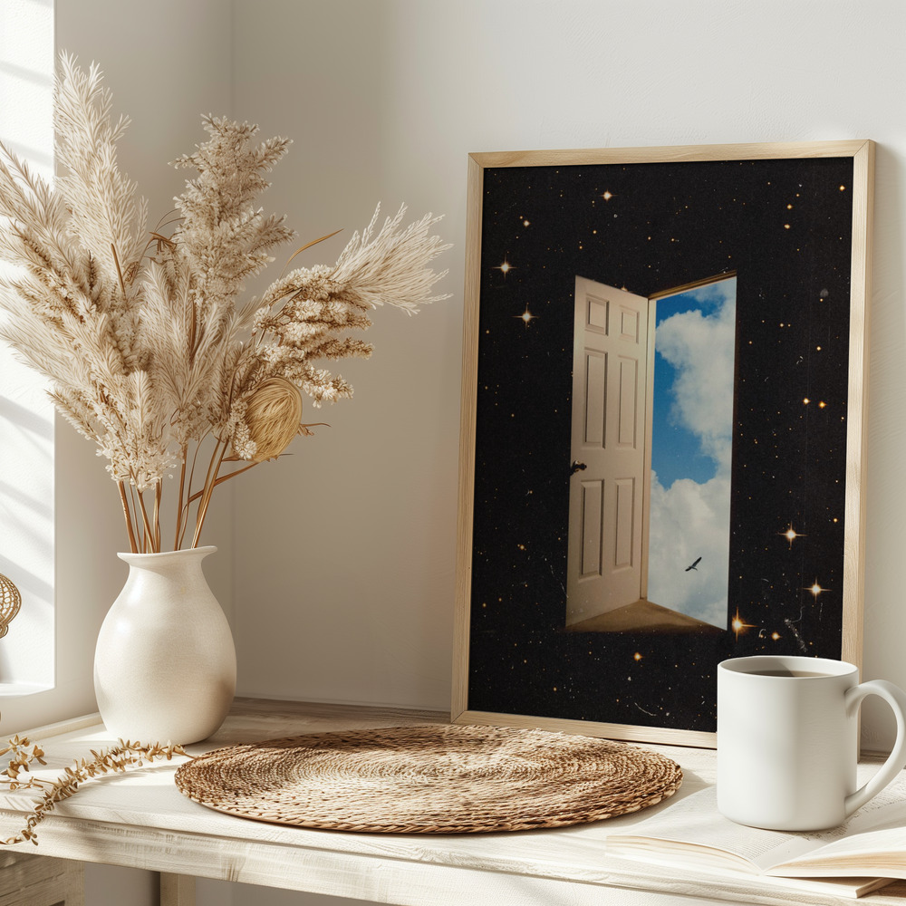 Poster - The Portal on table