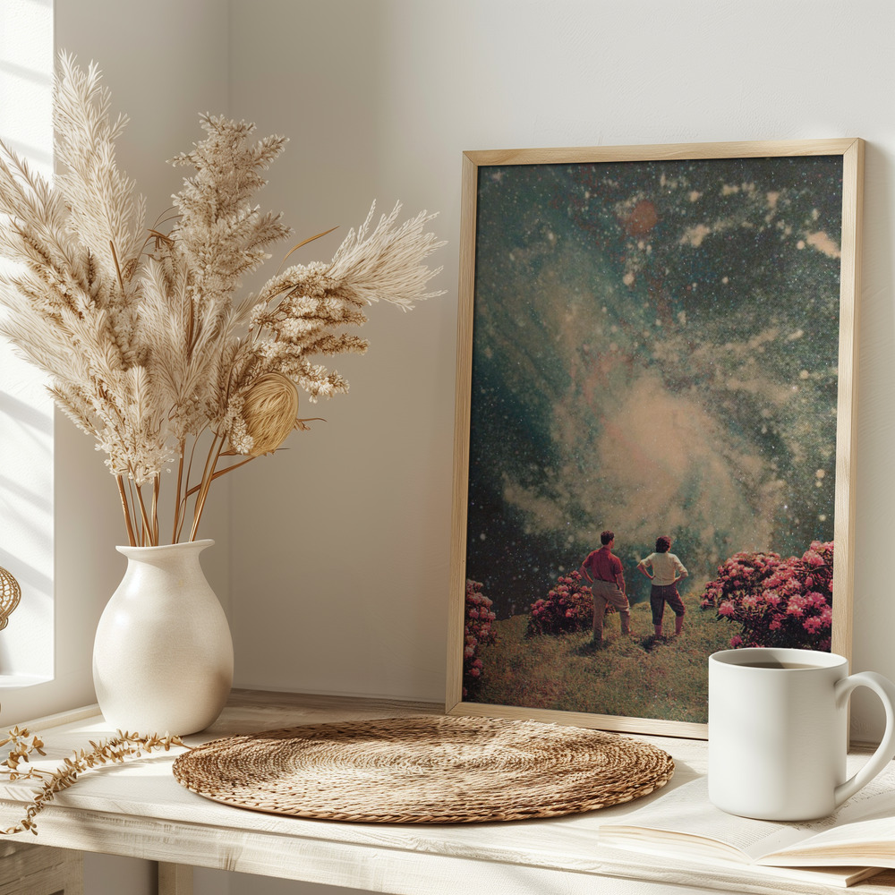Poster - There Will Be Light In the End on table