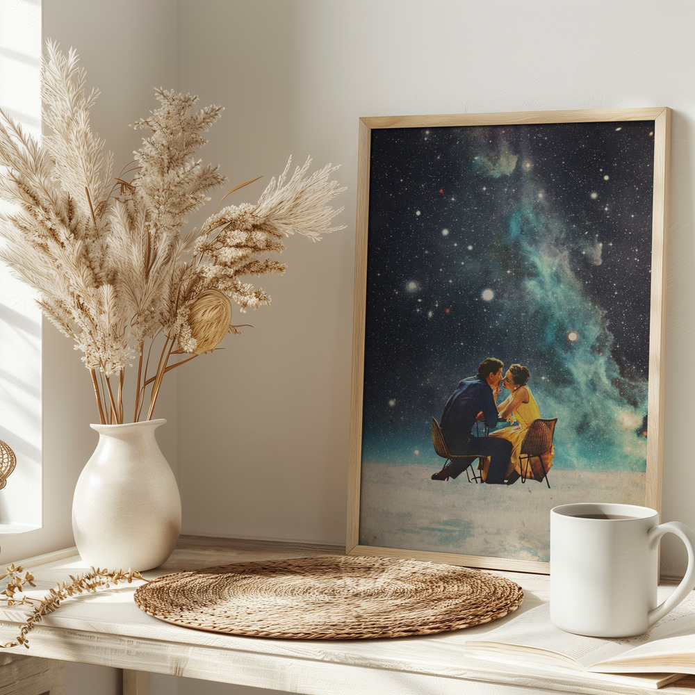 Poster - I'll Take You To the Stars for a Second Date on table