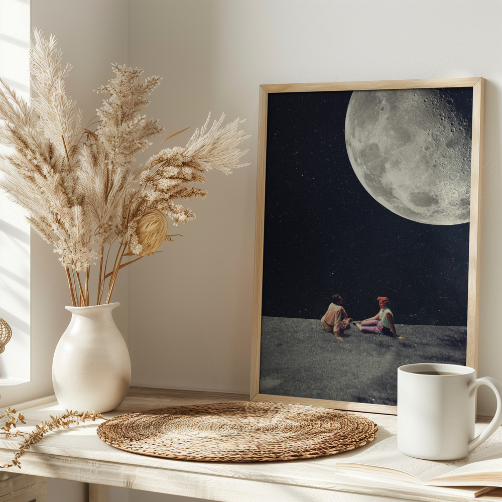 Poster I Gave You the Moon for a Smile - Affisch på bordet