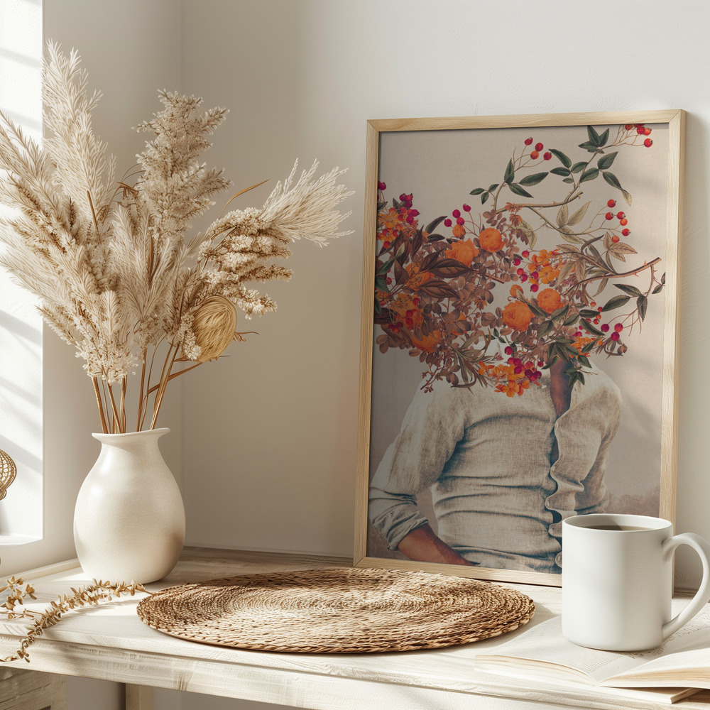 Poster - Roots Bright on table