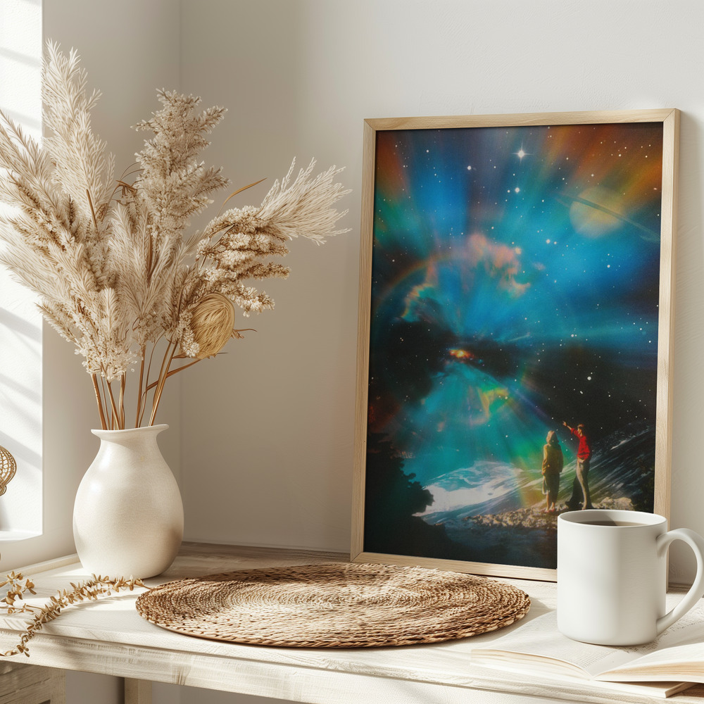 Poster - A Curious Sight on table
