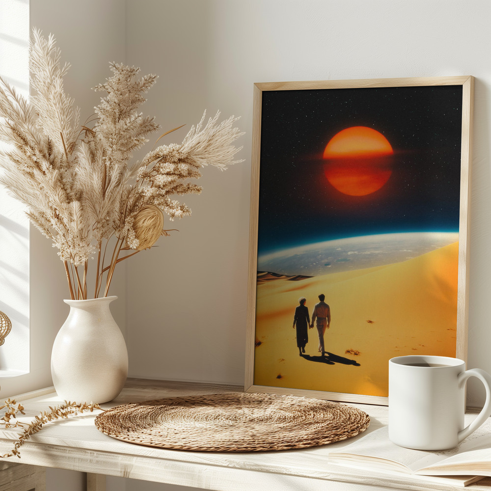 Poster - Cosmic Connection on table