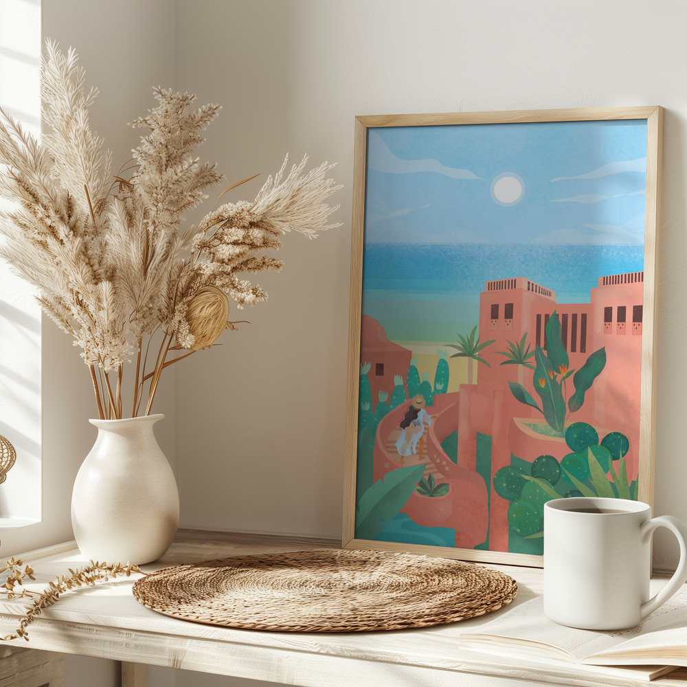 Plakat - Canary Islands på bordet