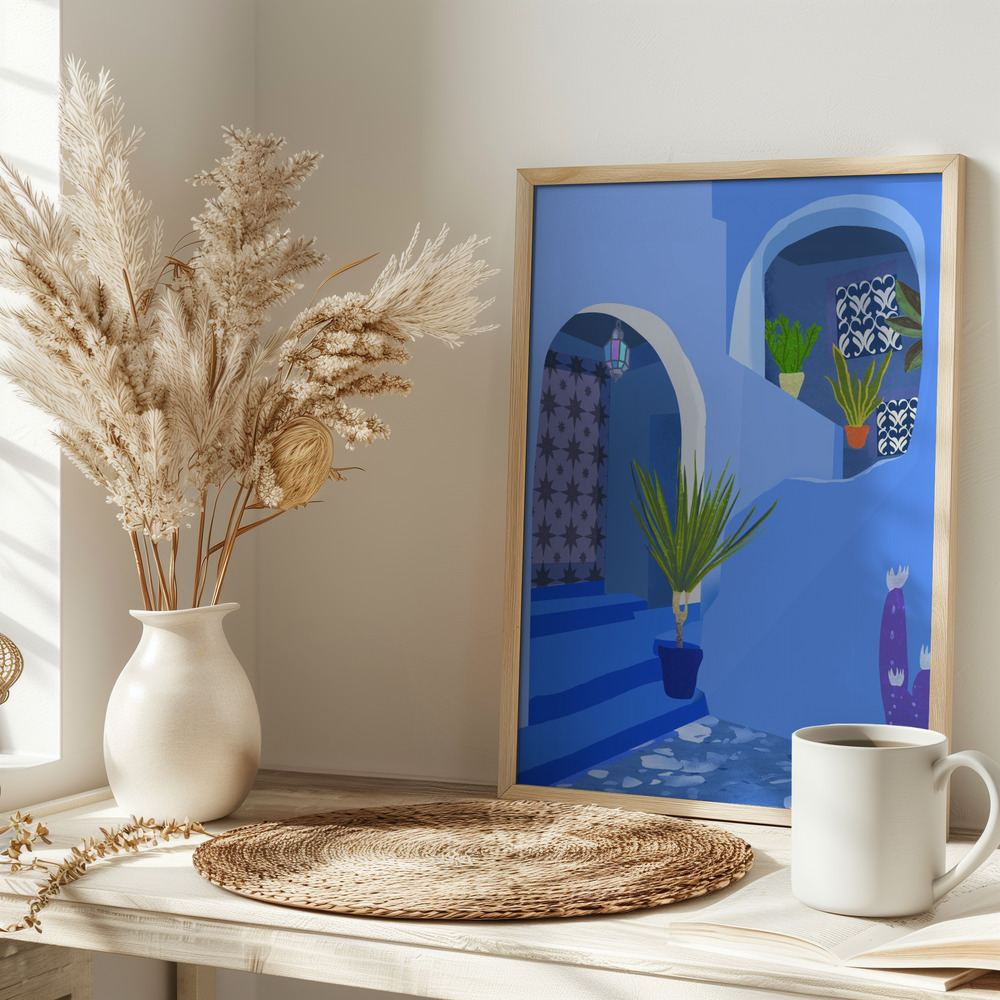 Poster - Morocco op tafel