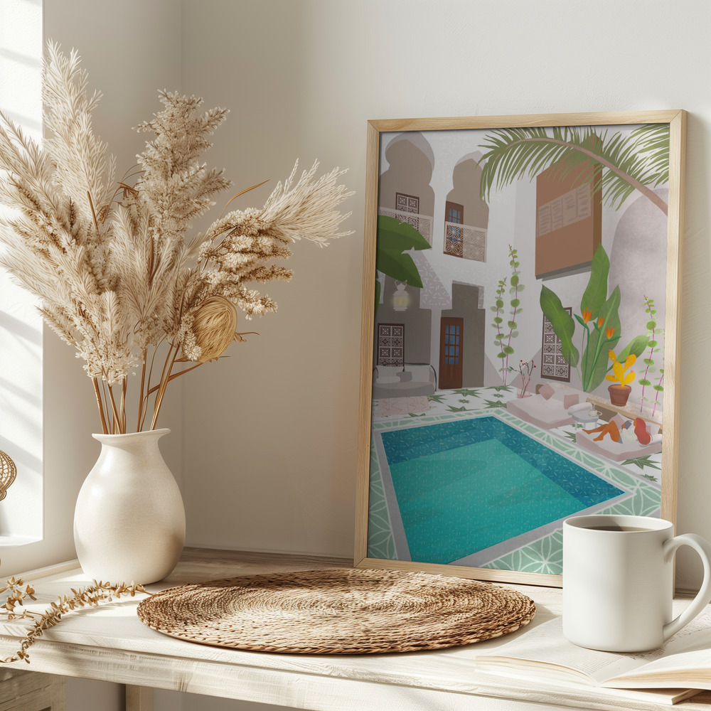 Poster - Riad on table