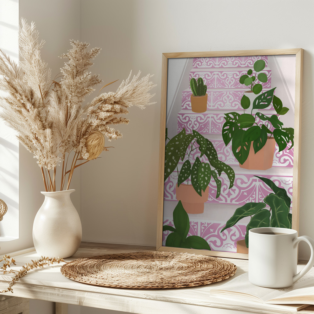 Plakat - Plants på bordet