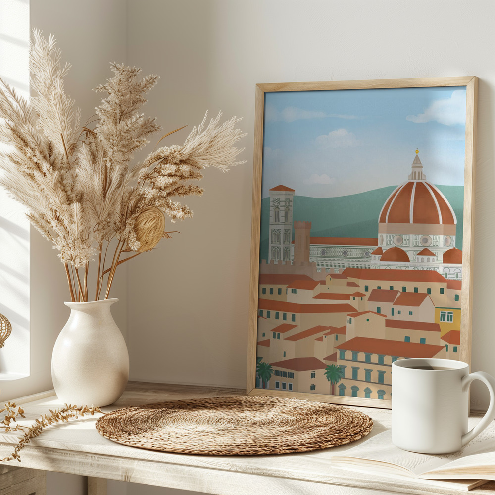 Poster - Florence on table
