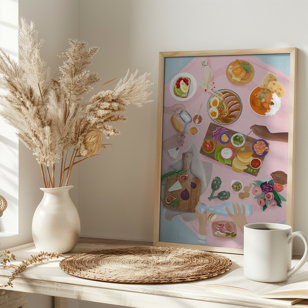 Poster - Brunch on table