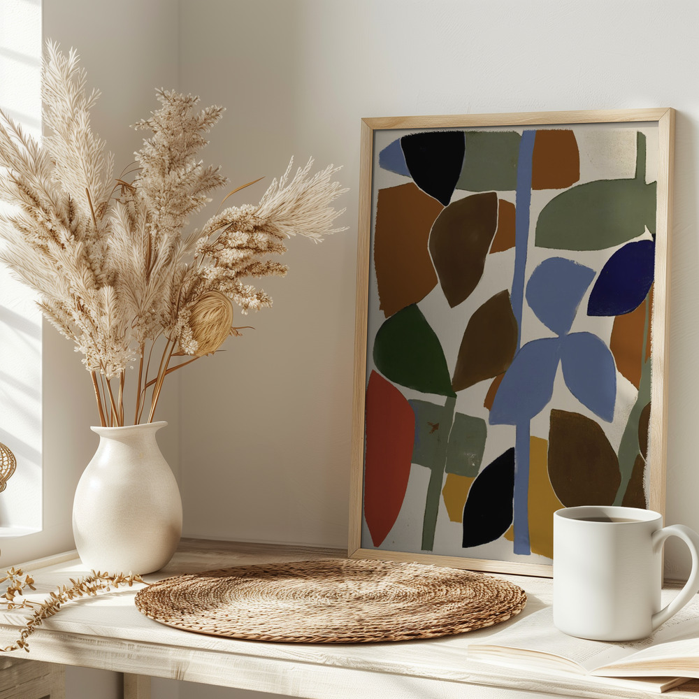 Poster - Botanical Impression No 2 op tafel