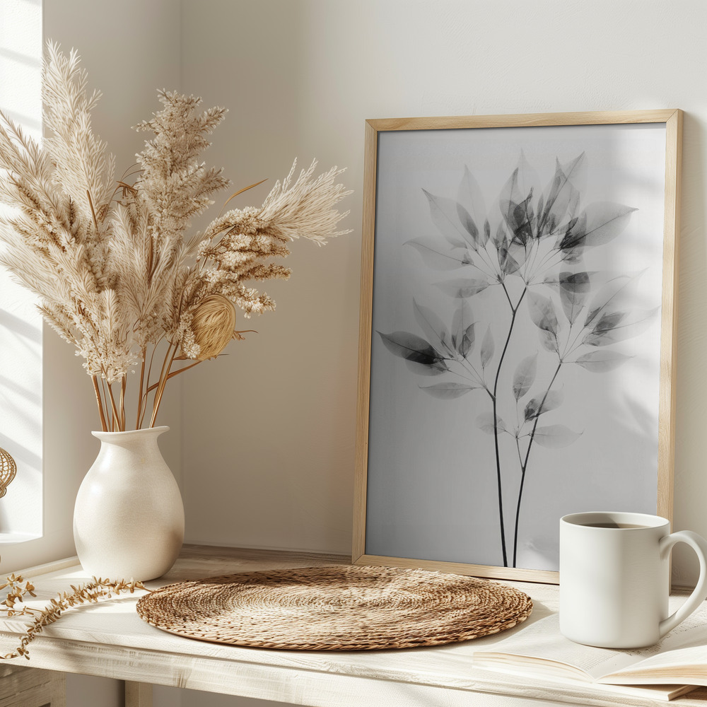 Poster - Transparent Botanic No 8 on table