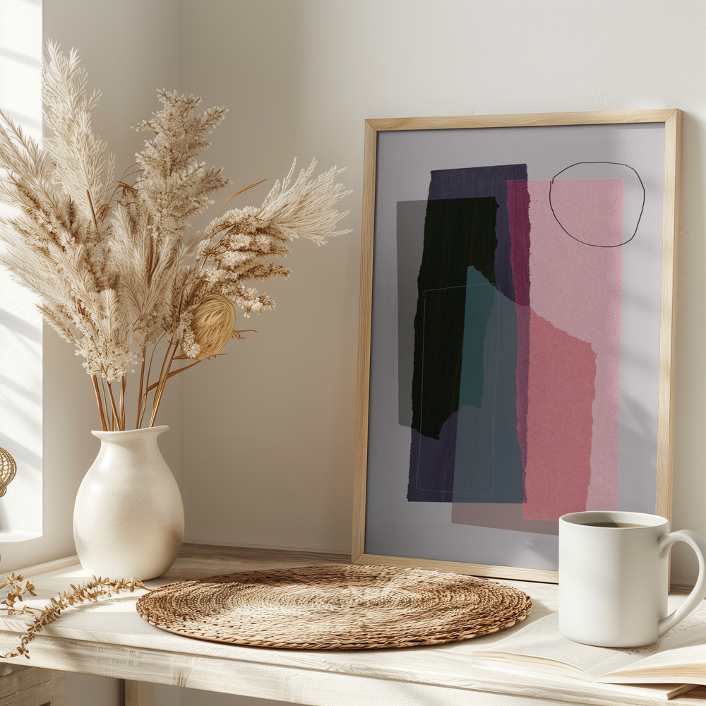 Affiche - Pieces 5C sur la table