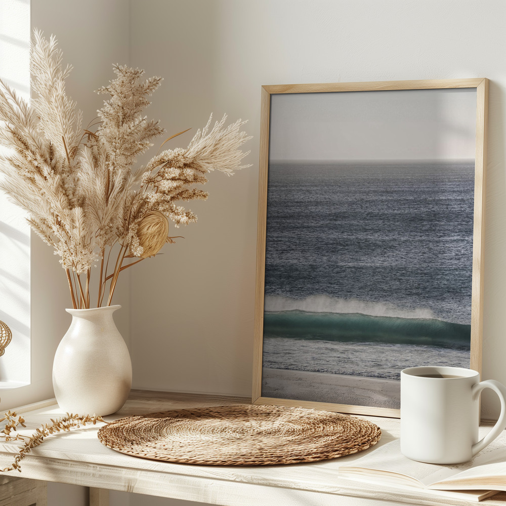 Poster - Champagne Sands auf dem Tisch