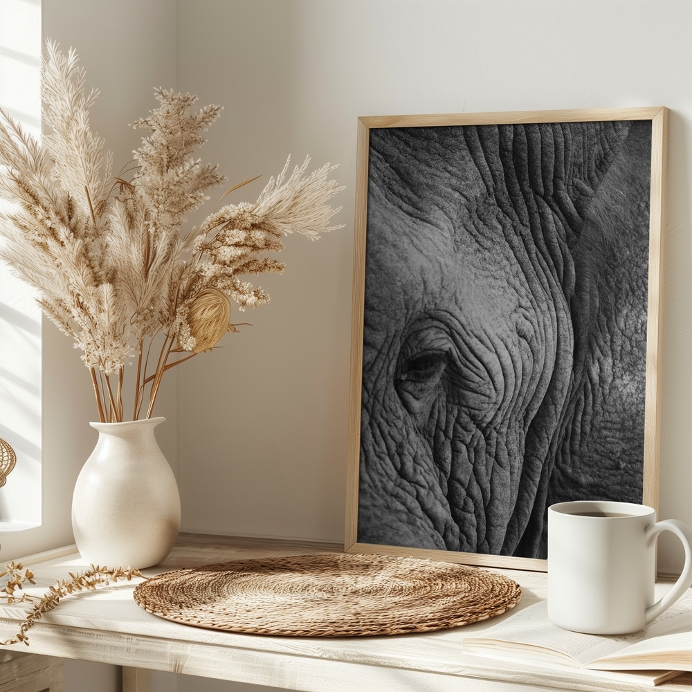 Plakat - Elephant Study på bordet