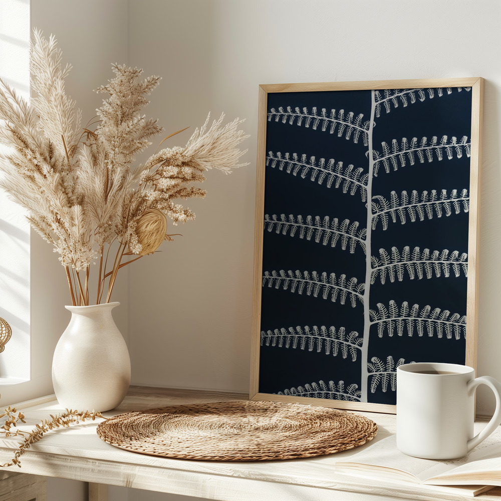 Plakat - Fern på bordet
