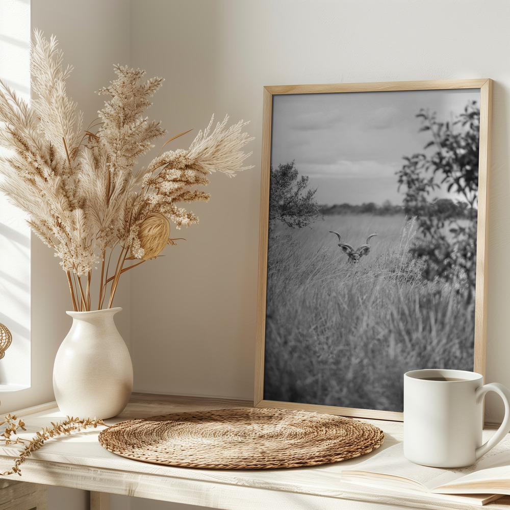 Poster - Kudu op tafel