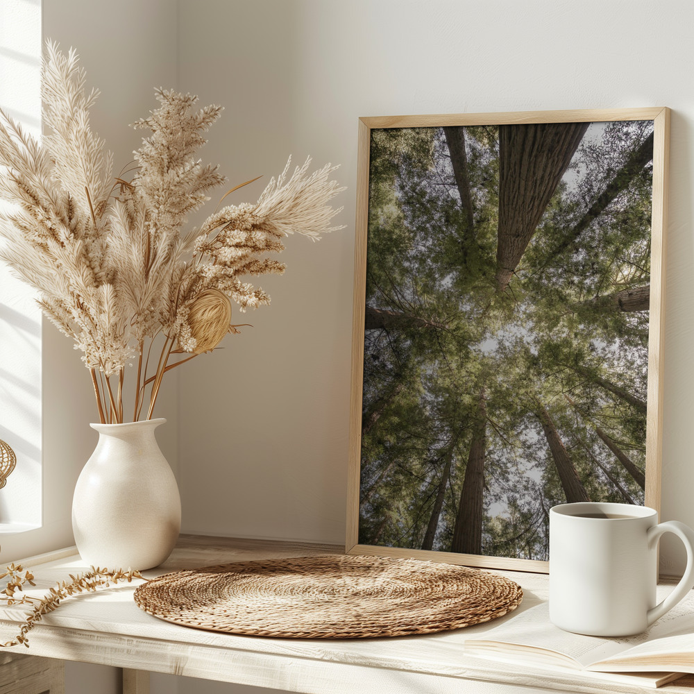 Poster - Reedwood Forest on table