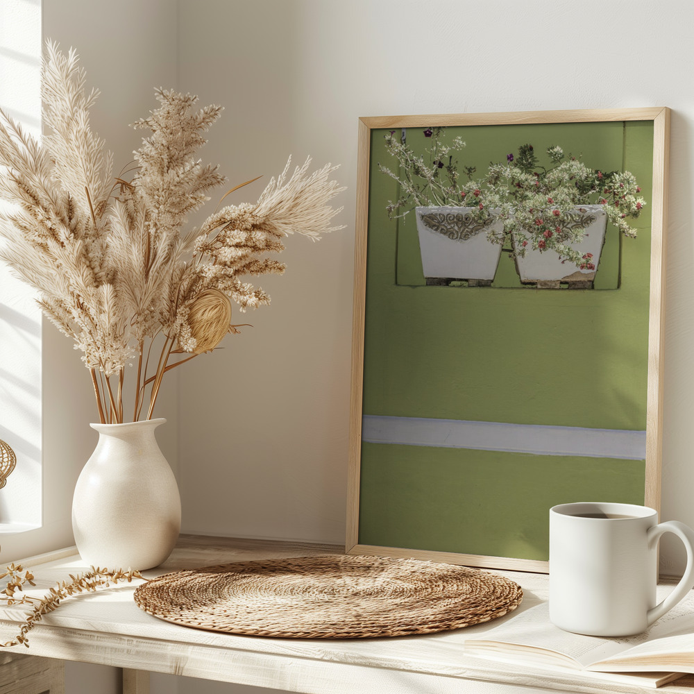 Plakat - Wall Garden på bordet