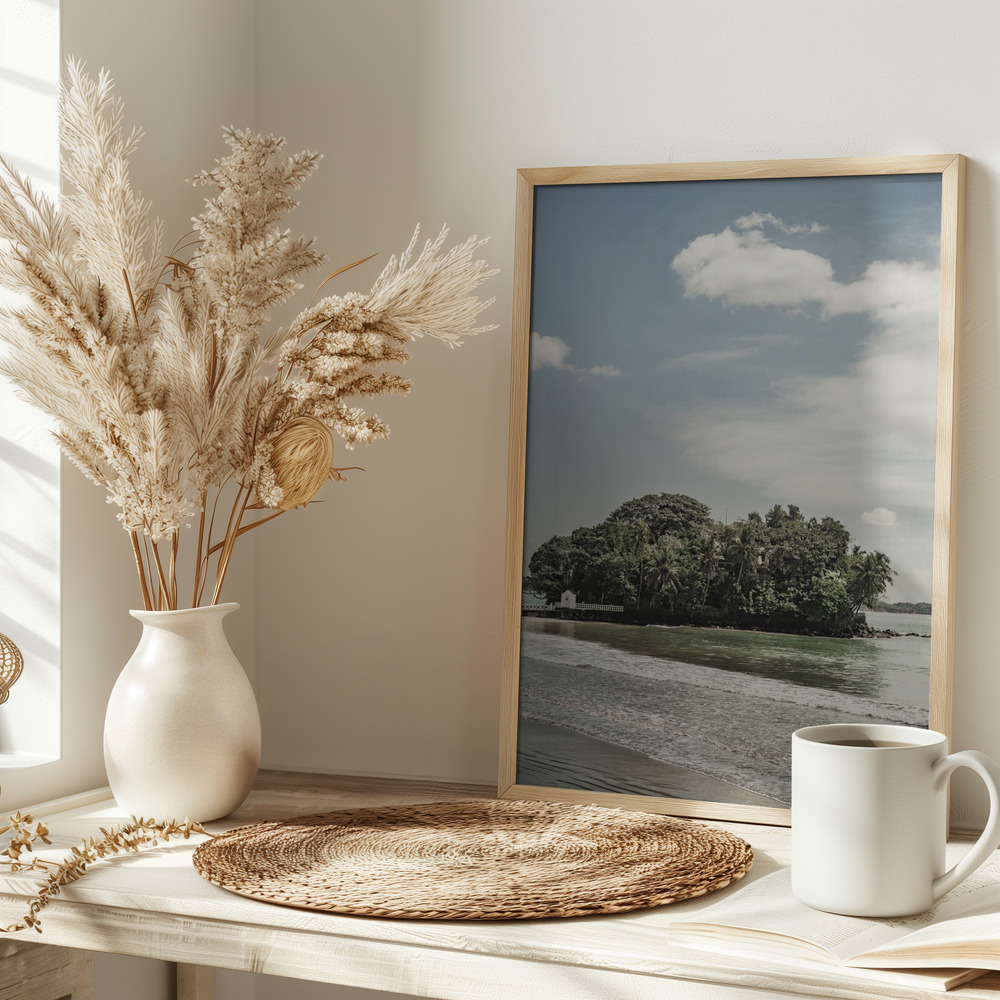 Poster - Weligama on table