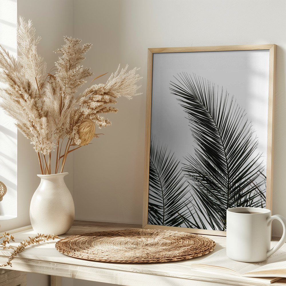 Plakat - Palm Leaves 1 på bordet