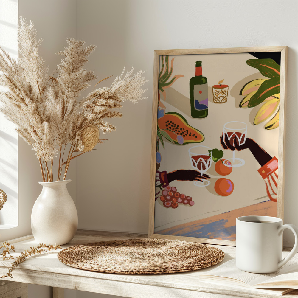 Poster - Cheers To You on table