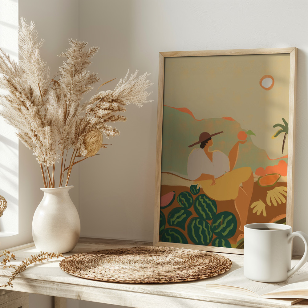 Poster - Farmer Guava on table