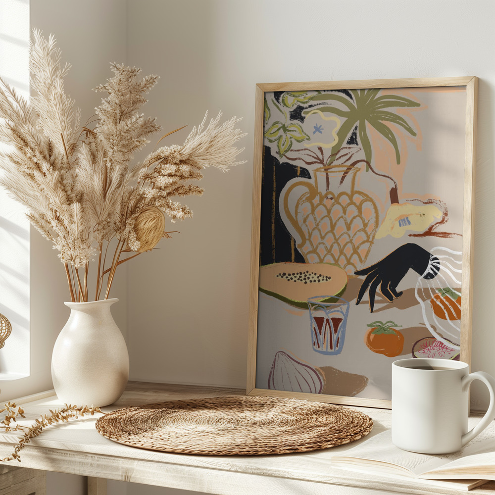 Poster - Fruitful Spread on table