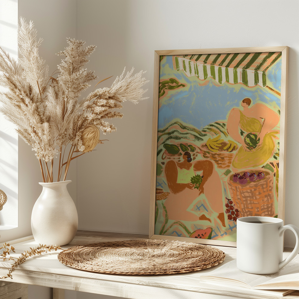 Poster - Fruit Stand on table