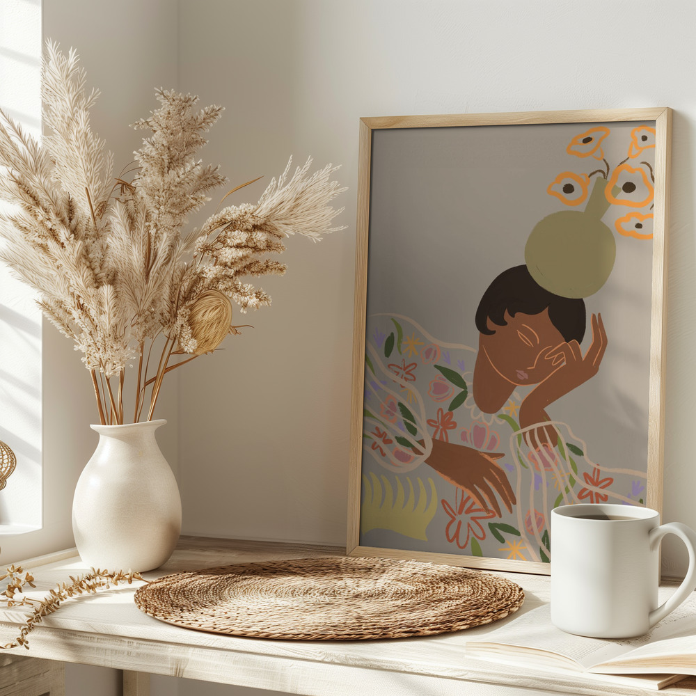 Poster - The Overthinker on table