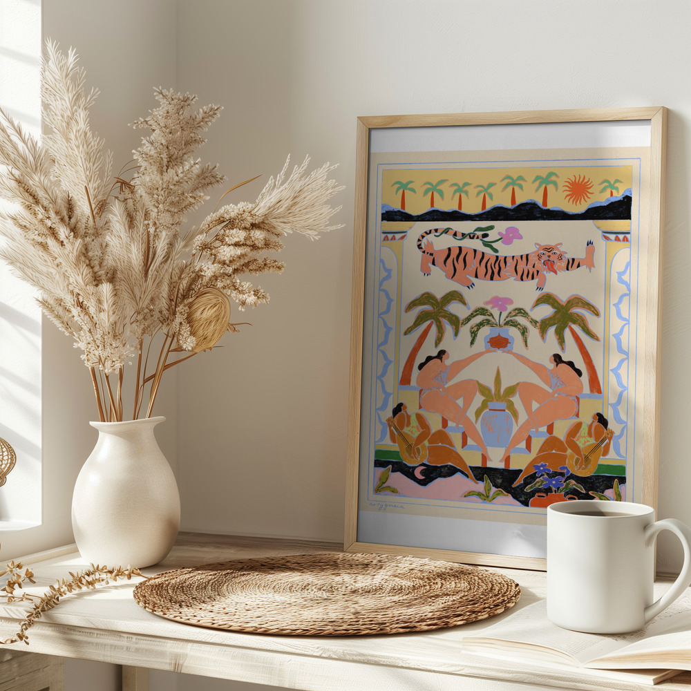 Plakat - Tropicana na stole