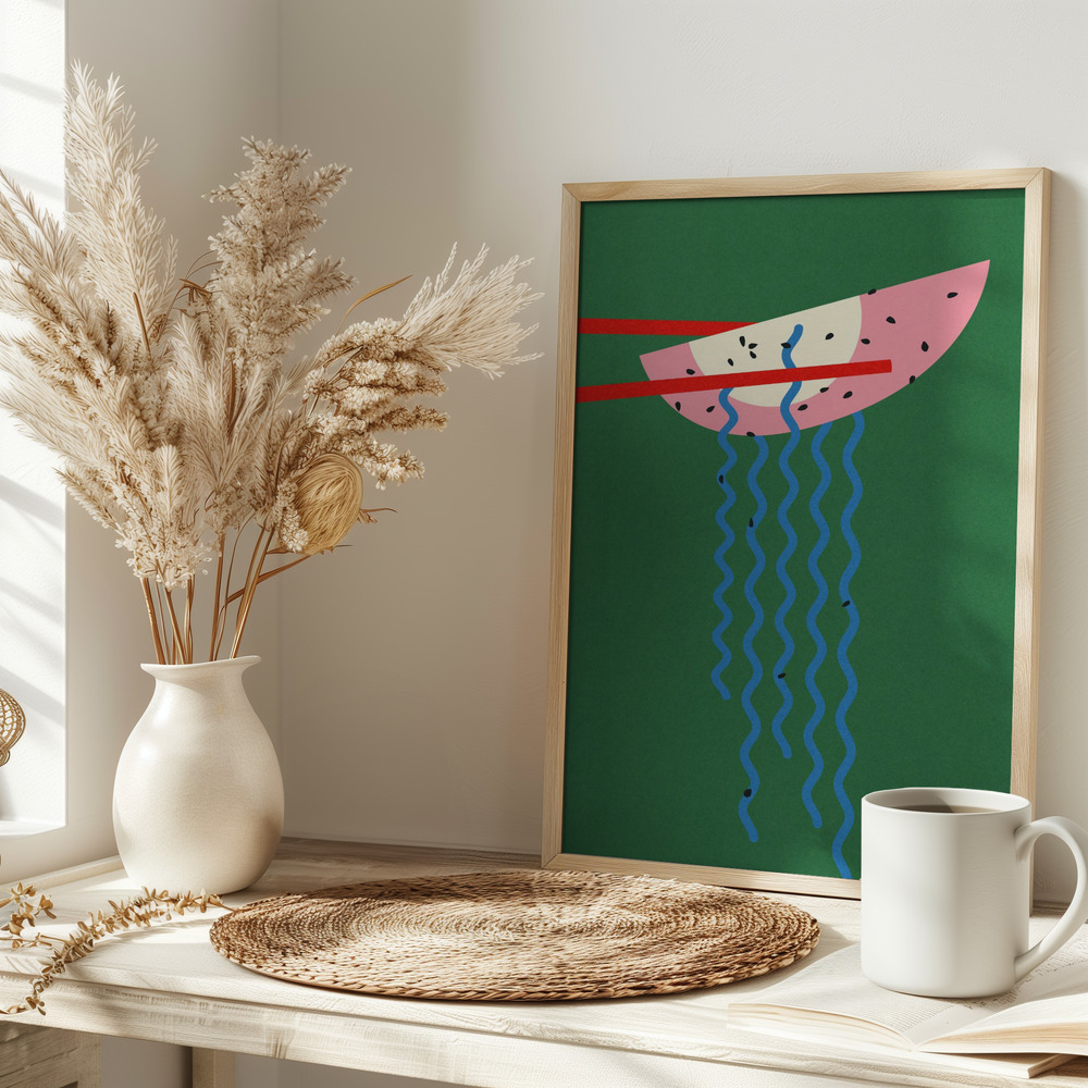 Poster - Hollywood Ramen op tafel