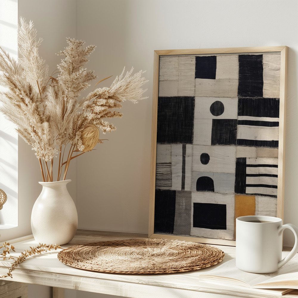 Juliste - Sewn Fabric pöydällä