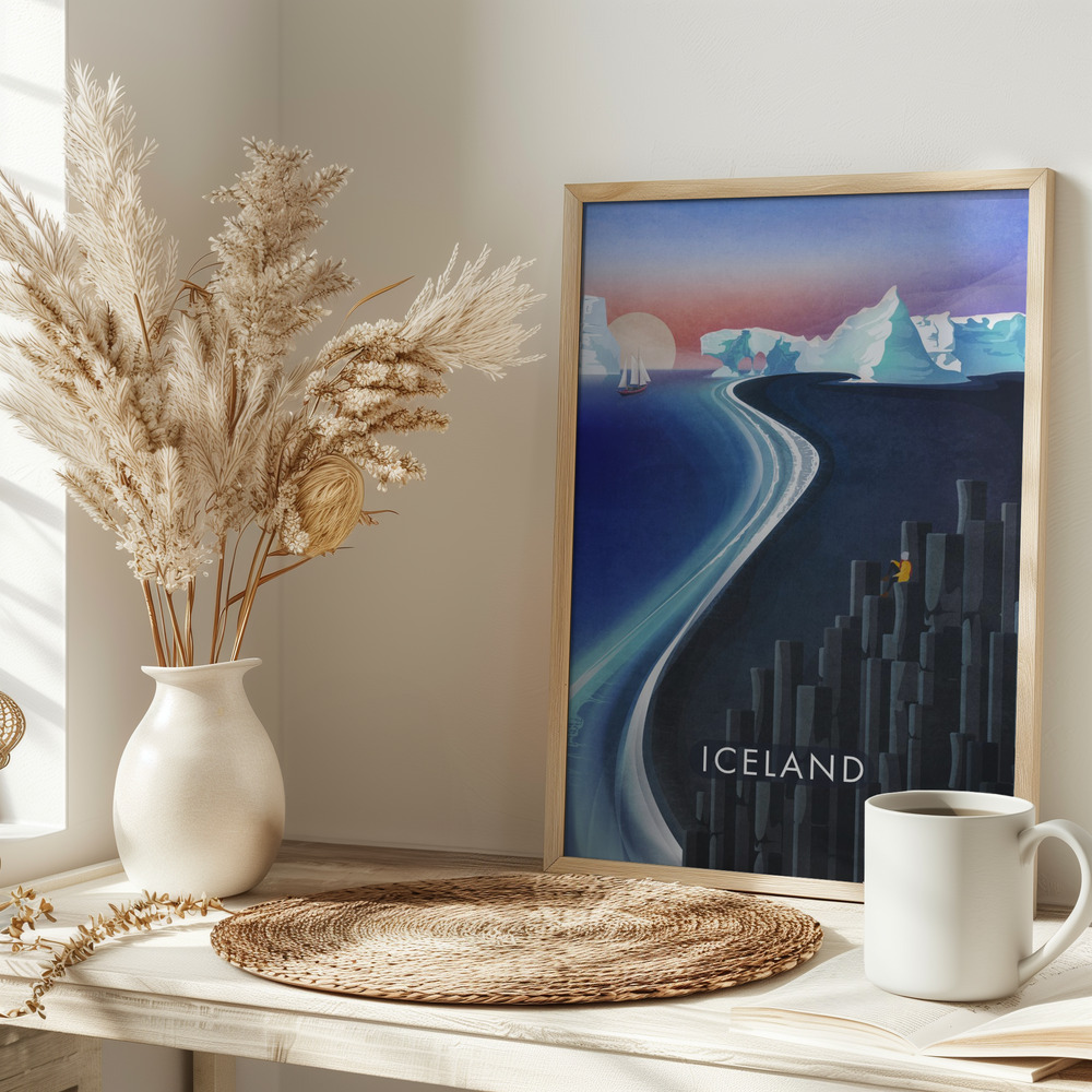 Poster - Iceland V auf dem Tisch