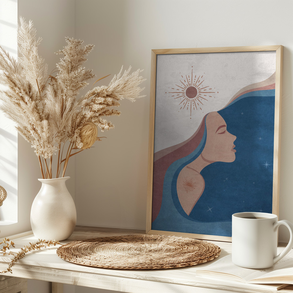 Poster - Celestial Harmony op tafel